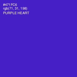 #471FC6 - Purple Heart Color Image