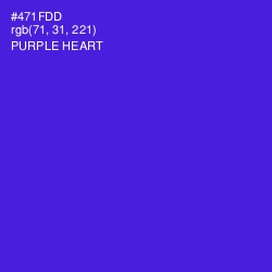 #471FDD - Purple Heart Color Image