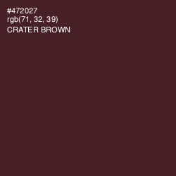 #472027 - Crater Brown Color Image