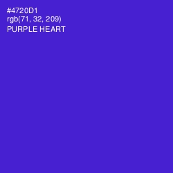 #4720D1 - Purple Heart Color Image