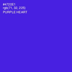 #4720E1 - Purple Heart Color Image
