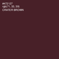 #472127 - Crater Brown Color Image