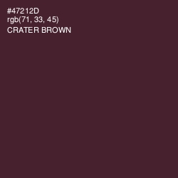 #47212D - Crater Brown Color Image