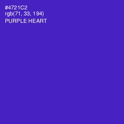 #4721C2 - Purple Heart Color Image