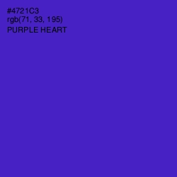 #4721C3 - Purple Heart Color Image