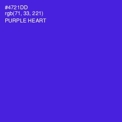 #4721DD - Purple Heart Color Image