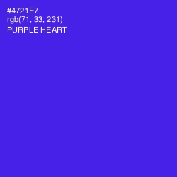 #4721E7 - Purple Heart Color Image