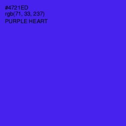 #4721ED - Purple Heart Color Image