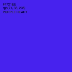 #4721EE - Purple Heart Color Image