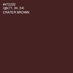 #472222 - Crater Brown Color Image