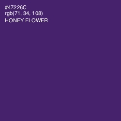 #47226C - Honey Flower Color Image