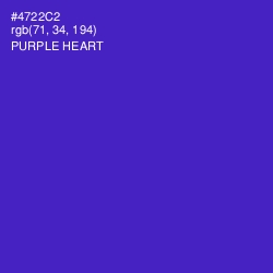 #4722C2 - Purple Heart Color Image