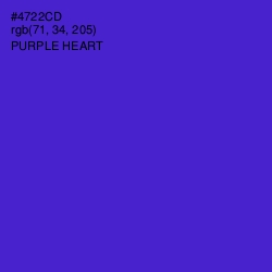 #4722CD - Purple Heart Color Image