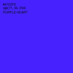 #4722FE - Purple Heart Color Image