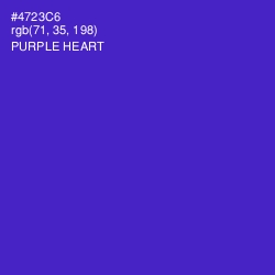 #4723C6 - Purple Heart Color Image