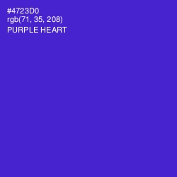 #4723D0 - Purple Heart Color Image