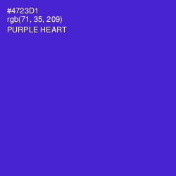 #4723D1 - Purple Heart Color Image