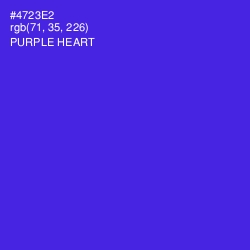 #4723E2 - Purple Heart Color Image