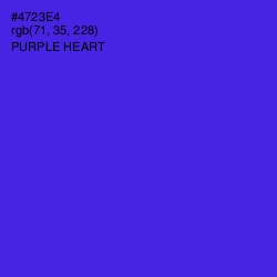 #4723E4 - Purple Heart Color Image