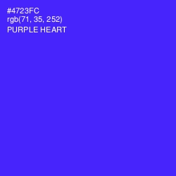 #4723FC - Purple Heart Color Image