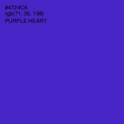 #4724C6 - Purple Heart Color Image