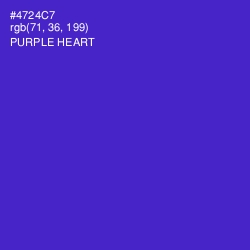 #4724C7 - Purple Heart Color Image