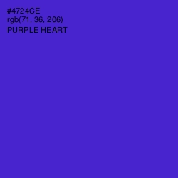 #4724CE - Purple Heart Color Image