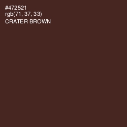 #472521 - Crater Brown Color Image