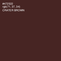 #472522 - Crater Brown Color Image