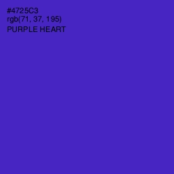 #4725C3 - Purple Heart Color Image