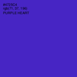 #4725C4 - Purple Heart Color Image