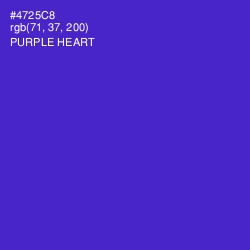 #4725C8 - Purple Heart Color Image