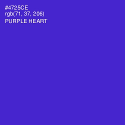 #4725CE - Purple Heart Color Image