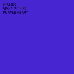 #4725D0 - Purple Heart Color Image