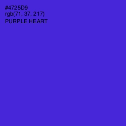 #4725D9 - Purple Heart Color Image