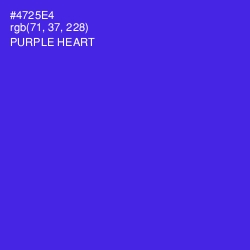 #4725E4 - Purple Heart Color Image