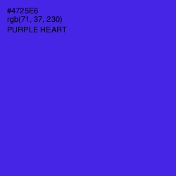 #4725E6 - Purple Heart Color Image