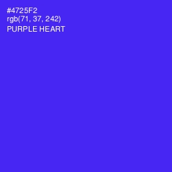 #4725F2 - Purple Heart Color Image