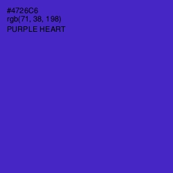 #4726C6 - Purple Heart Color Image