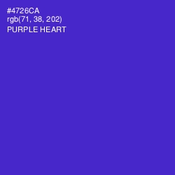 #4726CA - Purple Heart Color Image