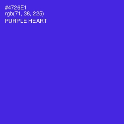 #4726E1 - Purple Heart Color Image