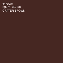 #472721 - Crater Brown Color Image