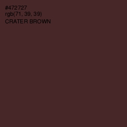 #472727 - Crater Brown Color Image