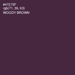 #47273F - Woody Brown Color Image