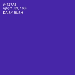 #4727A8 - Daisy Bush Color Image