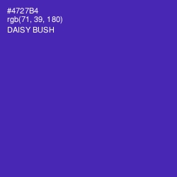 #4727B4 - Daisy Bush Color Image