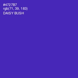 #4727B7 - Daisy Bush Color Image