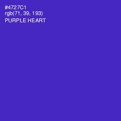 #4727C1 - Purple Heart Color Image