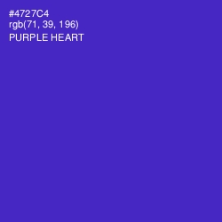 #4727C4 - Purple Heart Color Image