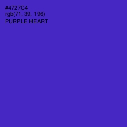 #4727C4 - Purple Heart Color Image